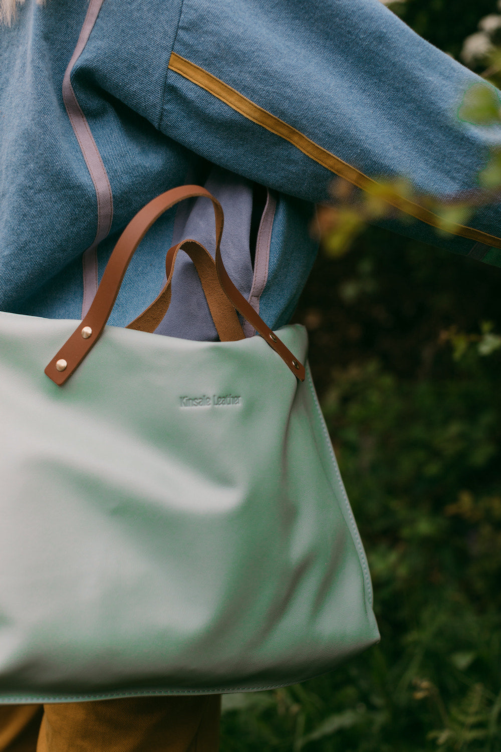 Leather bags kinsale clearance
