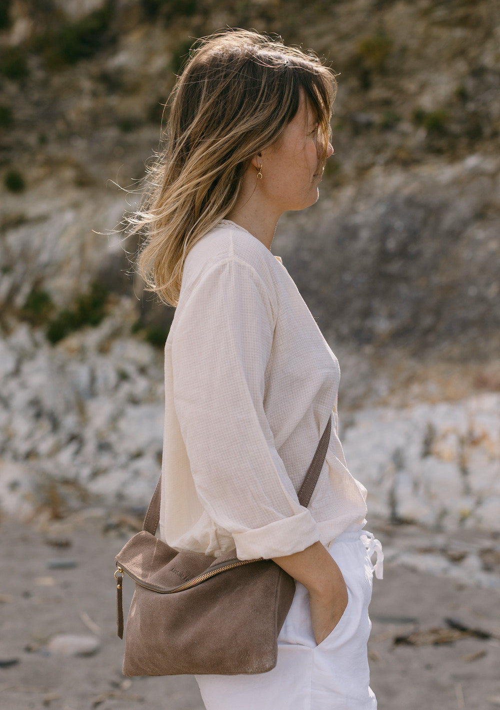 Suede Jamie Bag